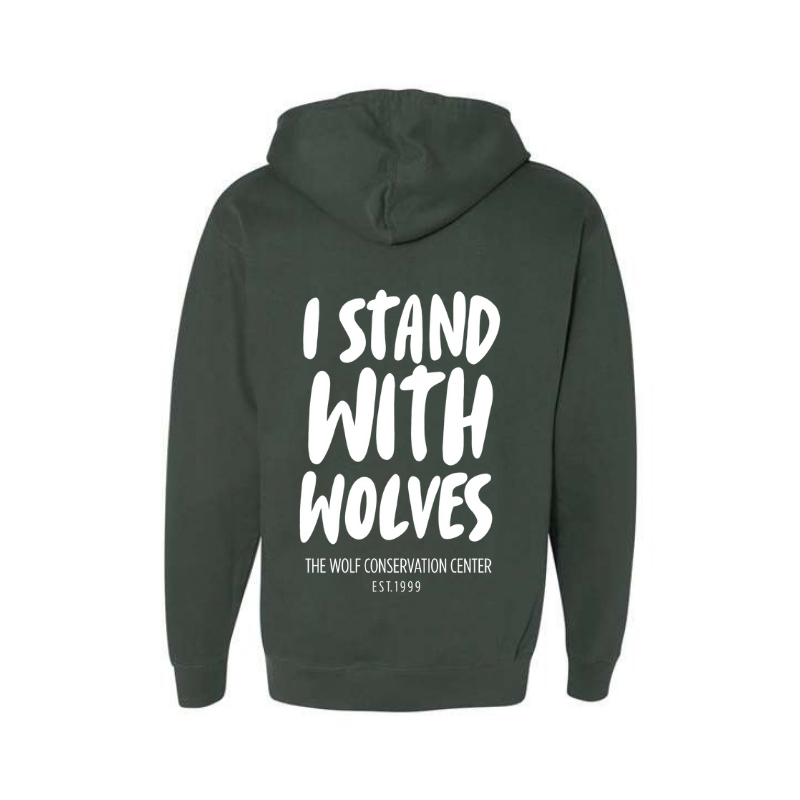 I Stand With Wolves Ambassador Hooded Sweatshirt: Pre Order