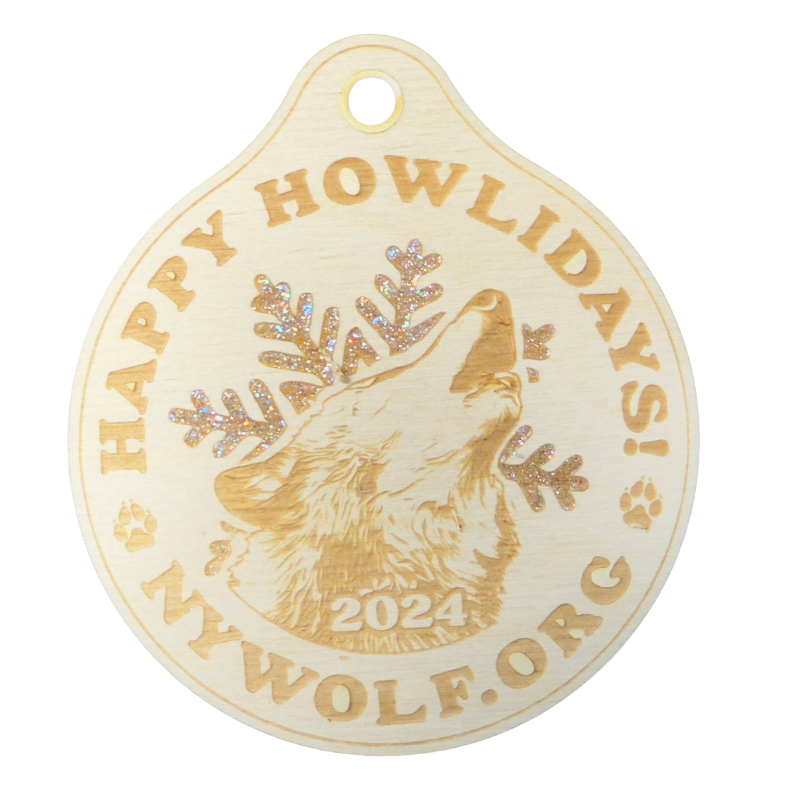 2024 Wood Howliday Ornament