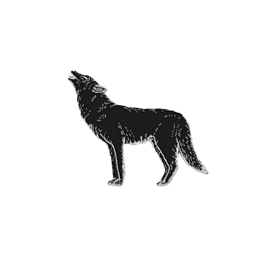 Atka Wolf Pin