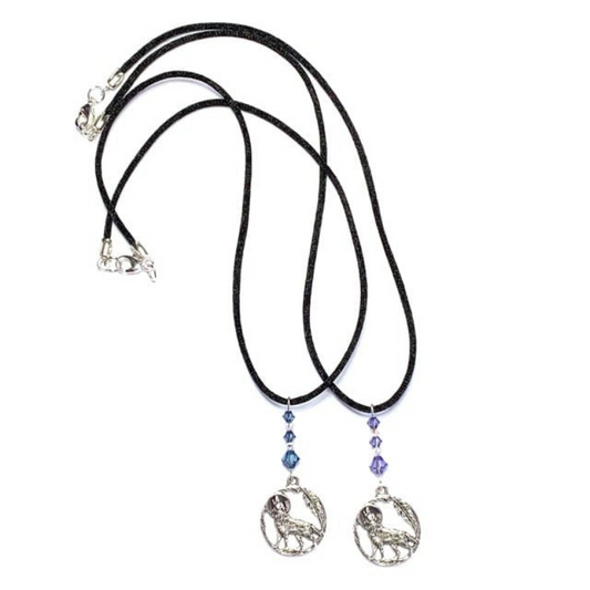 Kasaro Designs: Wolf-Moon Swarovski Necklace