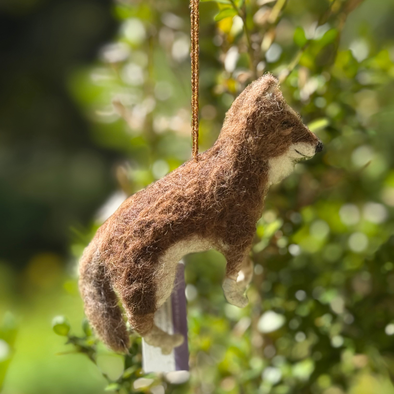 Red Wolf Ornament