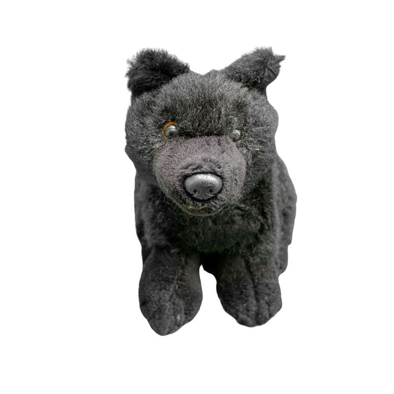 Black Wolf Plush 5"