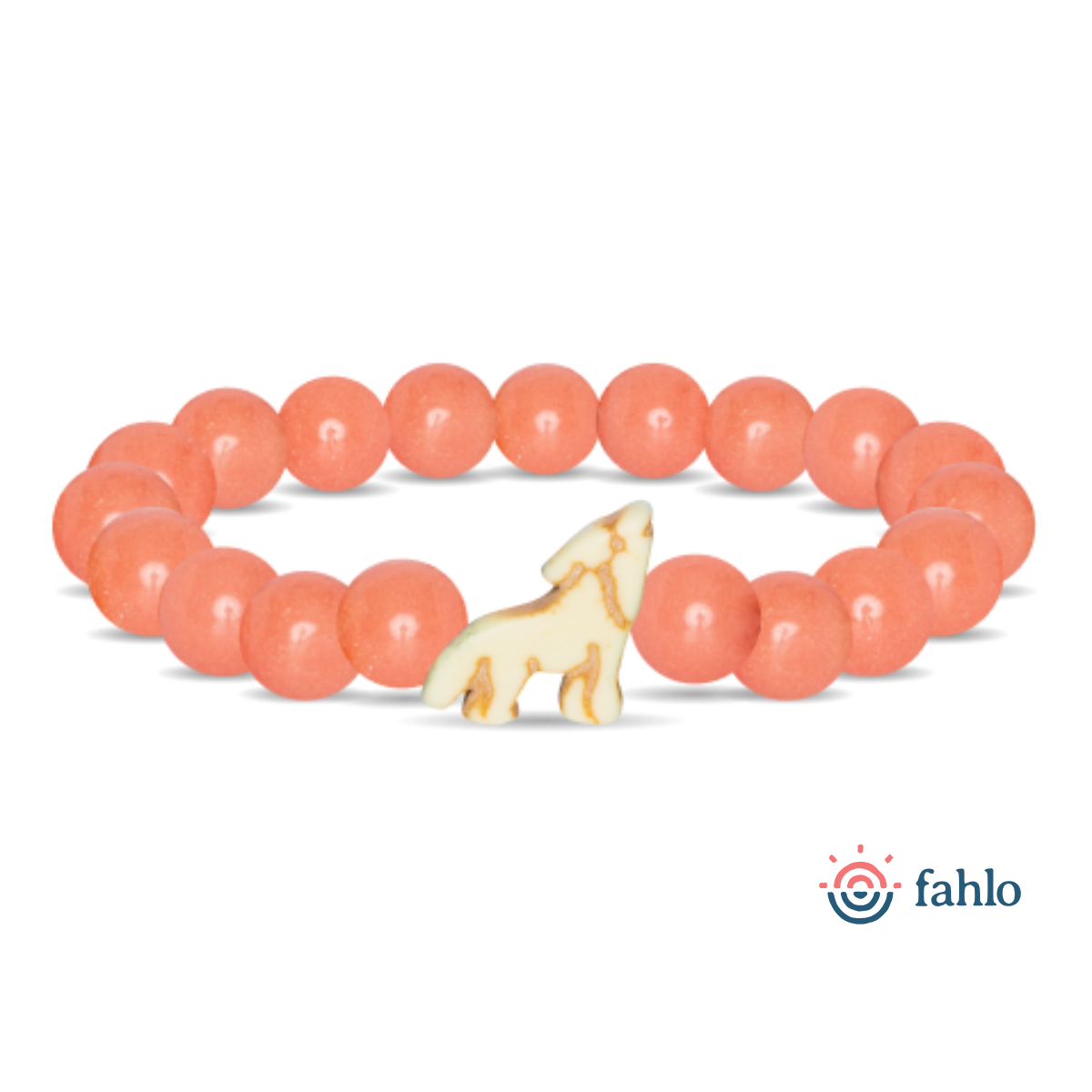 Fahlo Red Wolf Glow In the Dark Bracelet Limited Edition