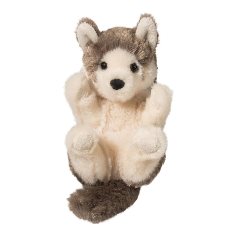 Gray Wolf Plush Pup