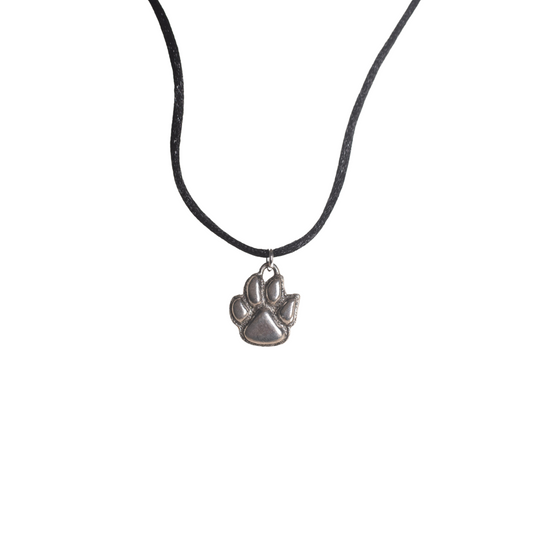 Kasaro Designs: Pewter Paw Print Necklace