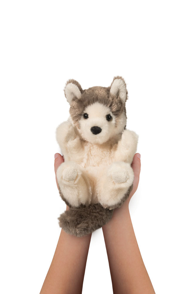 Gray Wolf Plush Pup