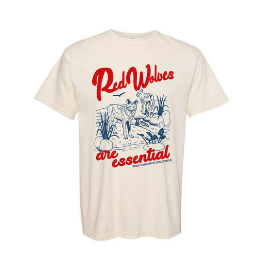 Red Wolves Are Essential Cotton T-Shirt
