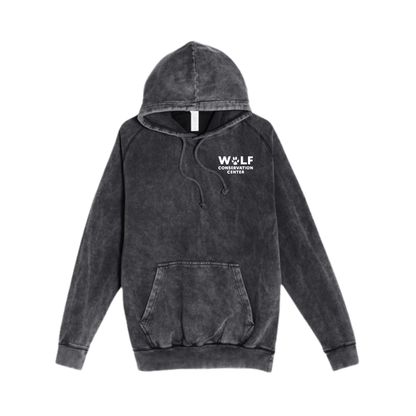 Silas Vintage Black Hooded Sweatshirt