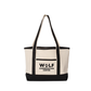 Wolf Conservation Canvas Tote Bag