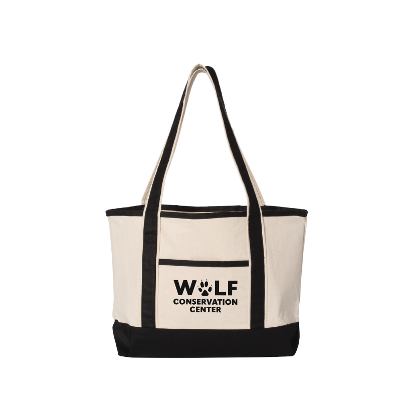 Wolf Conservation Canvas Tote Bag