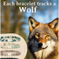 Fahlo Red Wolf Glow In the Dark Bracelet Limited Edition