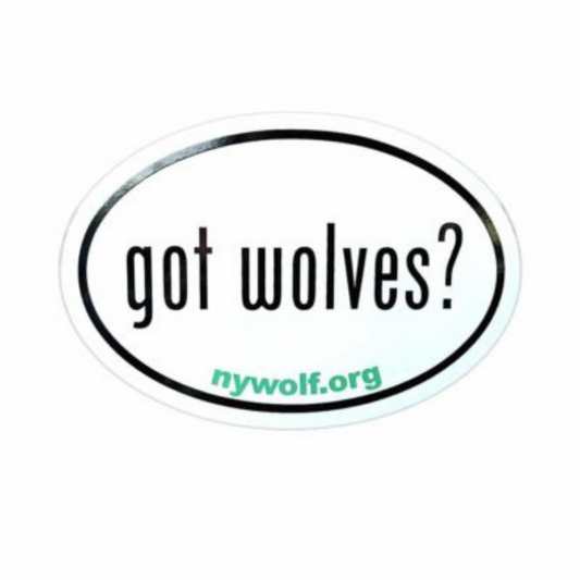 "Got Wolves?" Sticker