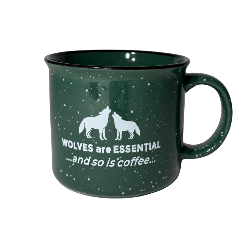"Wolves Are Essential And So Is Coffee" Mug