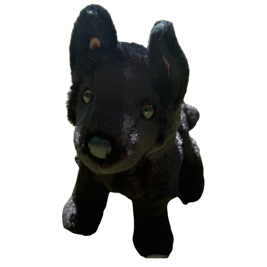 Black Standing Wolf Stuffy