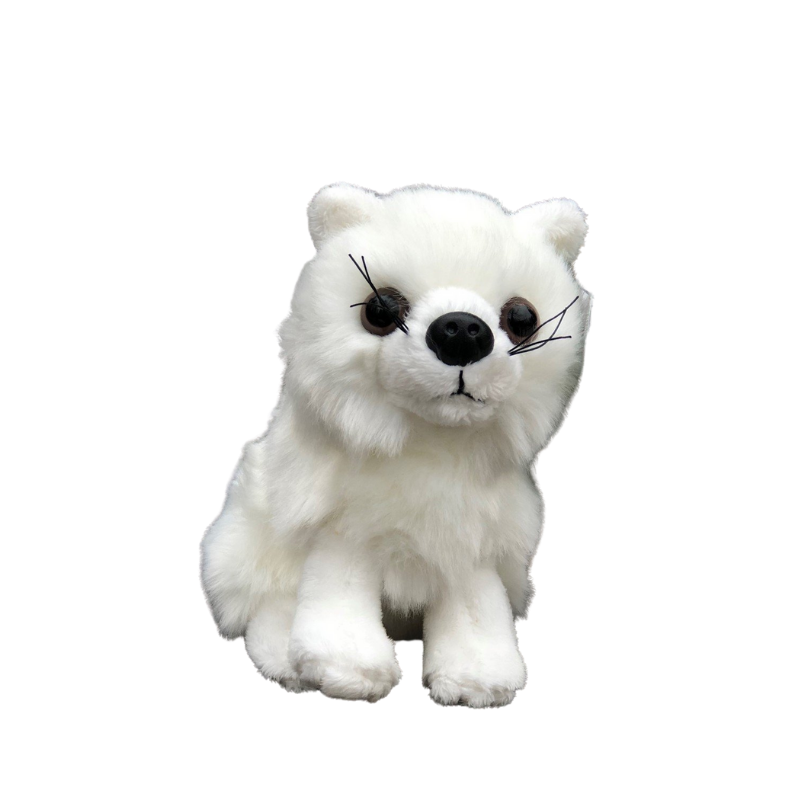 White Arctic Wolf Plush 6"