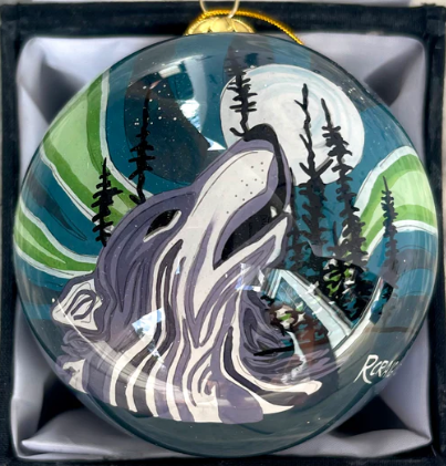 Painted Glass Ornament