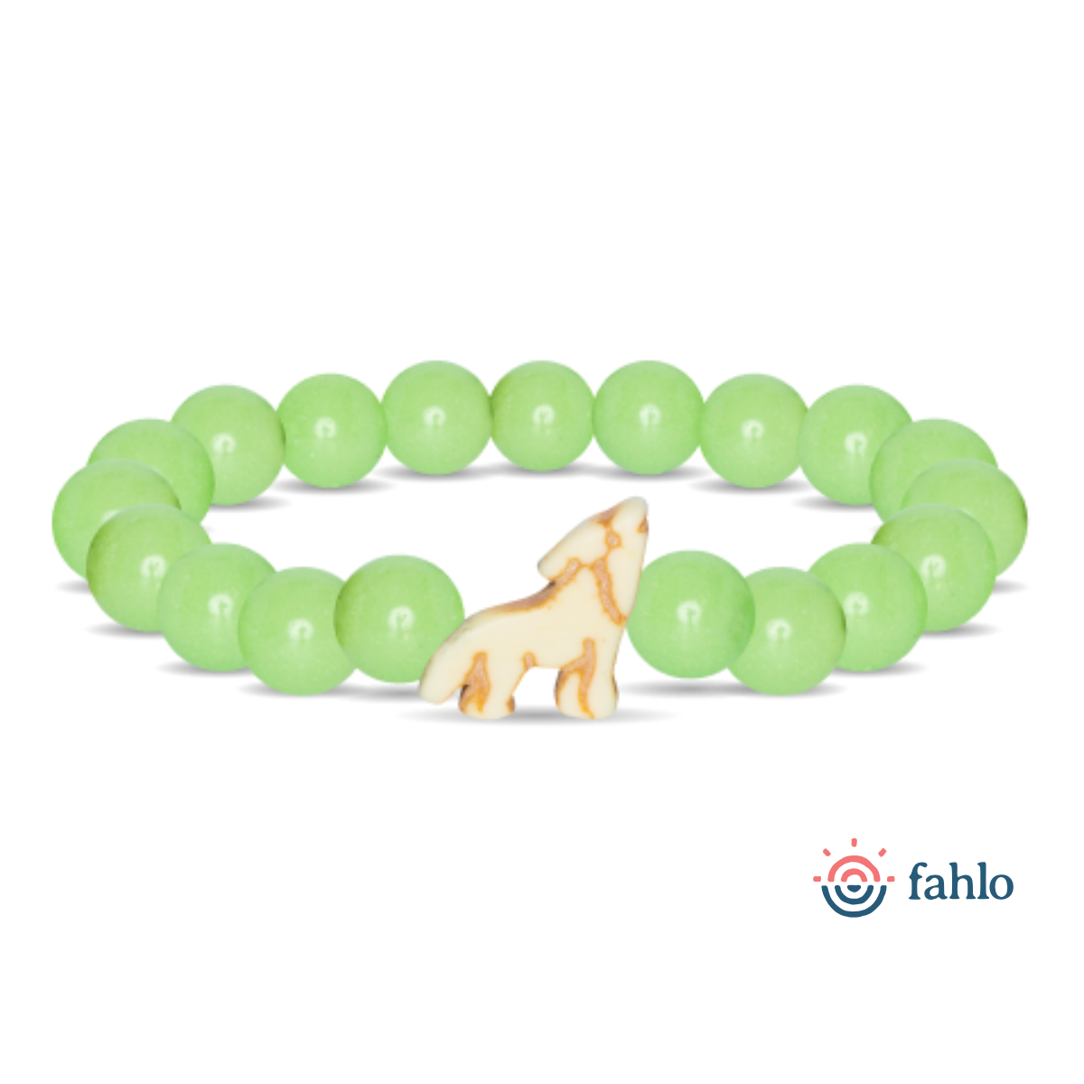 Fahlo Red Wolf Glow In the Dark Bracelet Limited Edition