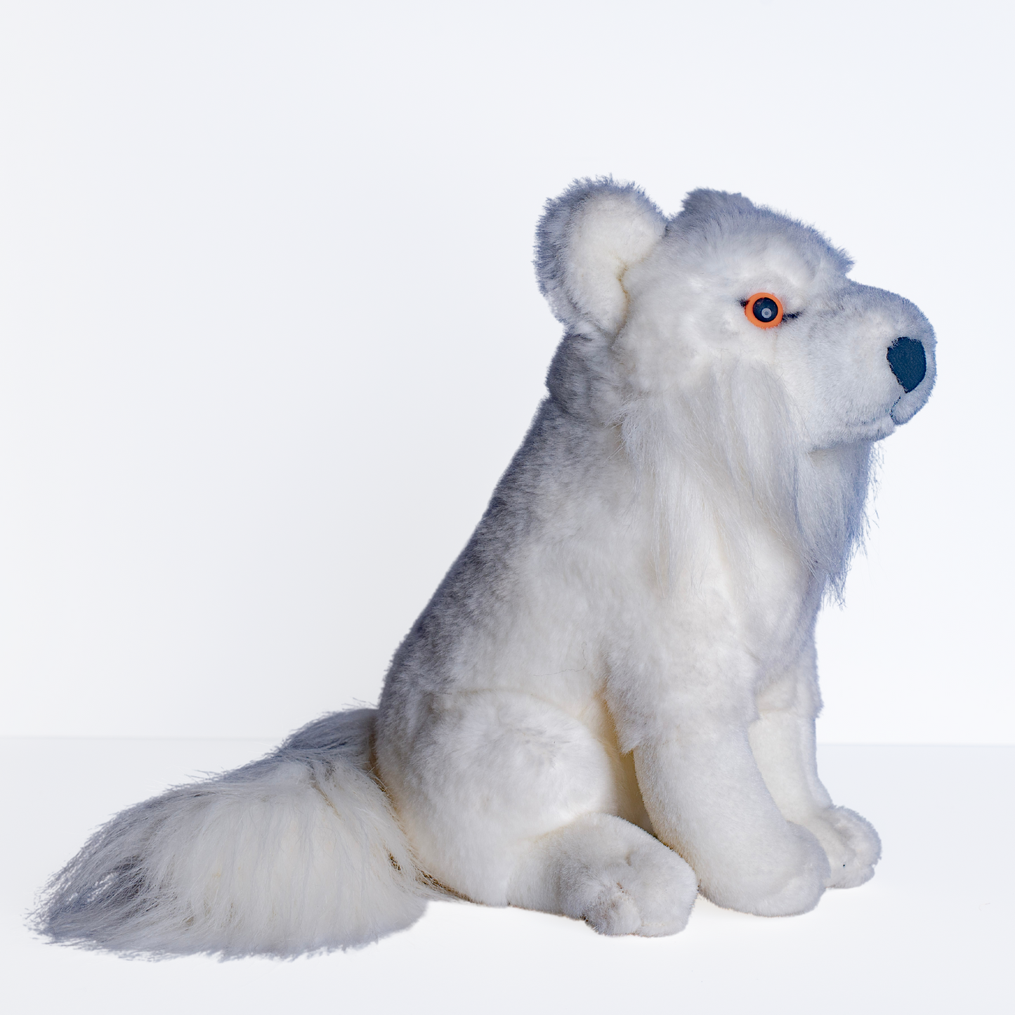 White Arctic Wolf Plush 12"