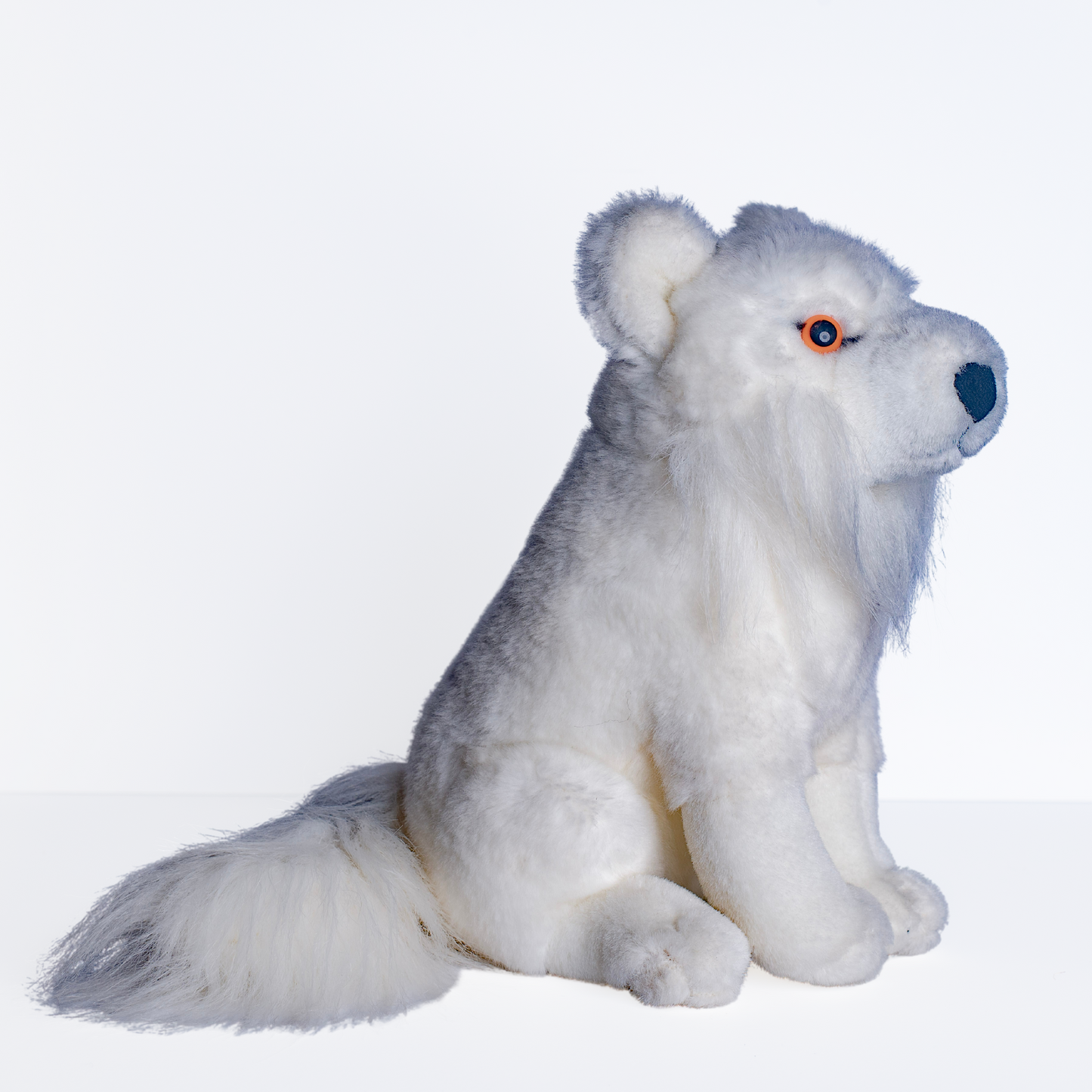 White Arctic Wolf Plush 12